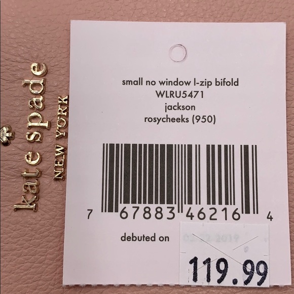 Kate Spade Bifold Wallet Jackson rosycheeks - Picture 12 of 16